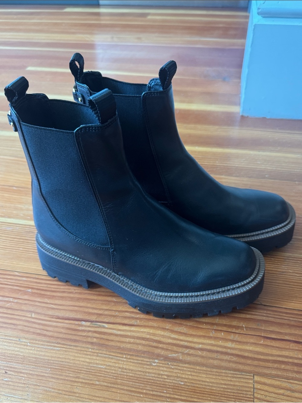 Sam Edelman Black Chelsea Laguna Boots - worn once